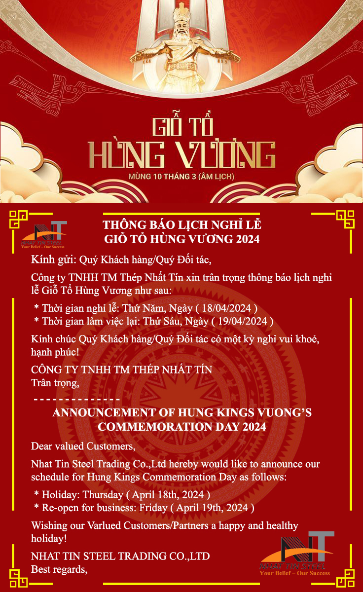 Lịch nghỉ giỗ tổ HV lần 6