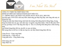 TH&Ocirc;NG B&Aacute;O CẬP NHẬT NG&Agrave;Y 06.03.2023_ M03-N01
