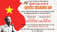 TH&Ocirc;NG B&Aacute;O LỊCH NGHỈ LỄ QUỐC KH&Aacute;NH 2/9