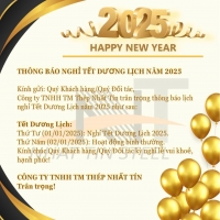 TH&Ocirc;NG B&Aacute;O NGHỈ TẾT DƯƠNG LỊCH NĂM 2025